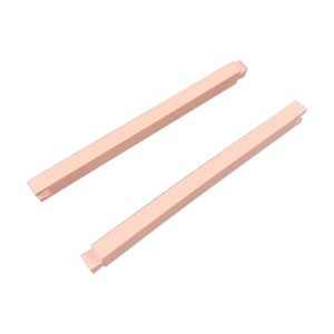 Zwei Teigleisten in Rosa